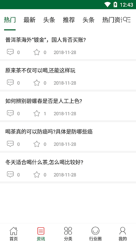 愛(ài)喝茶