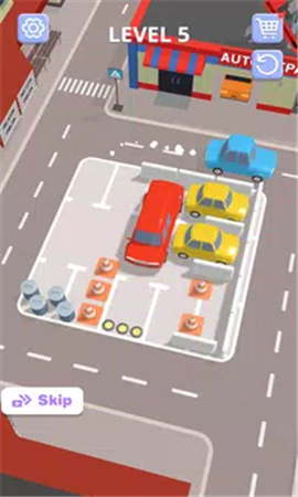 汽車停車堵塞截圖欣賞