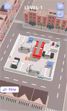 汽車停車堵塞