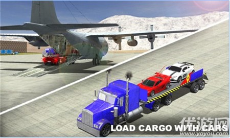 飛機(jī)汽車運(yùn)輸車3D截圖欣賞
