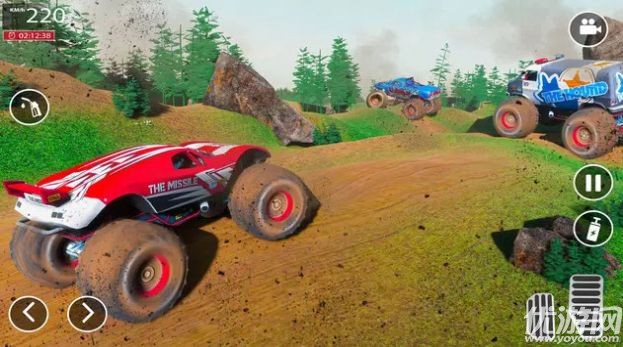 怪物卡车泥泞游戏游戏截图