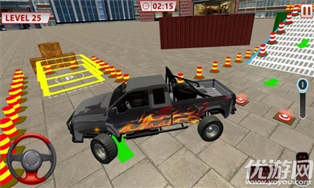 SUV轎車停車3D截圖欣賞