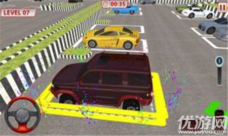 SUV轎車停車3D
