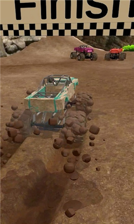 泥泞的竞速赛车游戏截图