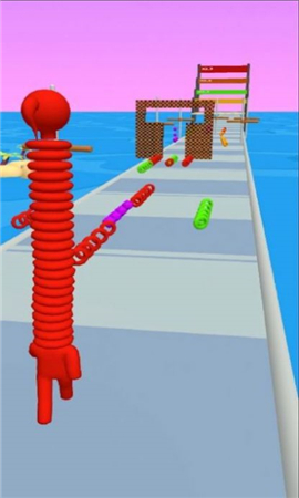 頸部堆疊跑酷3D
