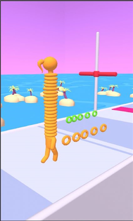頸部堆疊跑酷3D