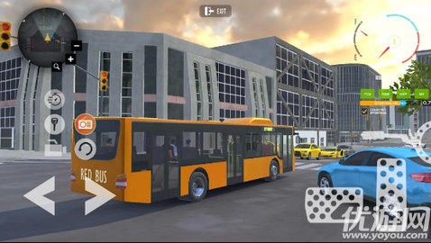 红色巴士模拟驾驶 Red Bus Game Driving Simulator