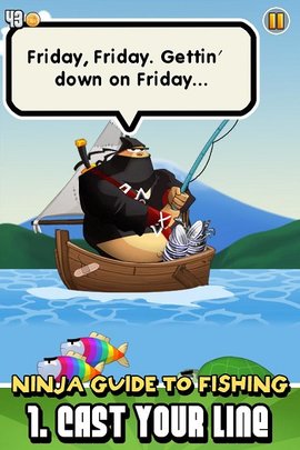 忍者釣魚 Ninja Fishing截圖欣賞