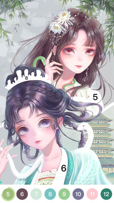 泡泡填色截圖欣賞