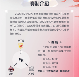 2023王者荣耀春季赛资格赛什么时候开打？2023KPL王者荣耀春季赛资格赛介绍