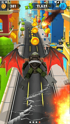 忍者神龟地铁跑酷游戏截图