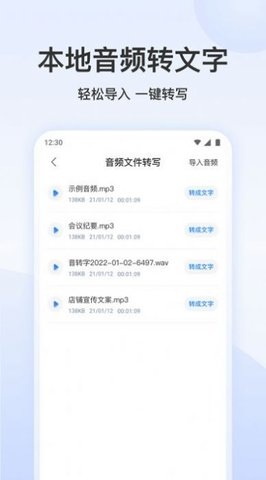 王牌录音转文字截图欣赏