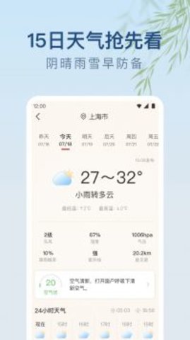 雨日天气