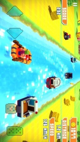 方塊公路高速賽車截圖欣賞