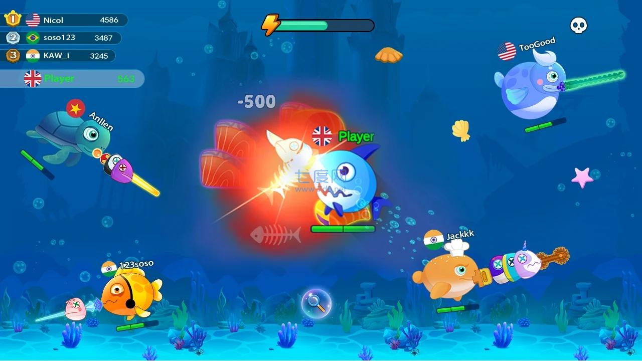 鯊魚大戰(zhàn)魚.io截圖欣賞
