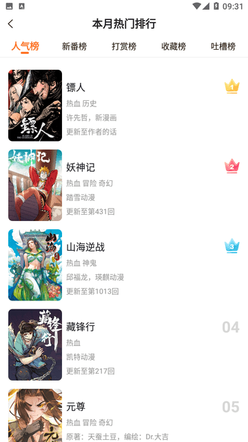 漫画人Mini截图欣赏