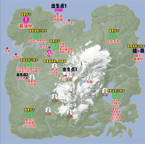 森林之子地图