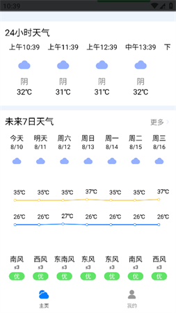 曹操天氣截圖欣賞