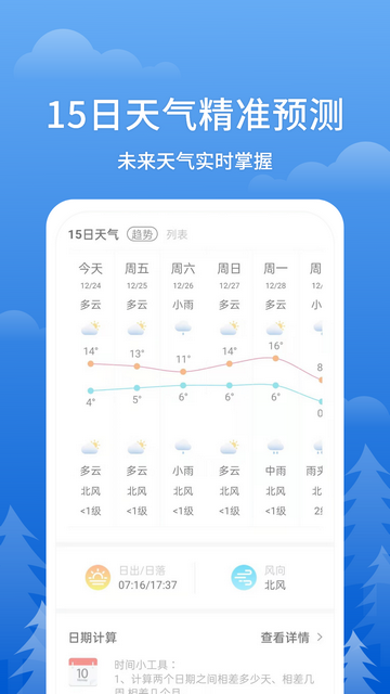 晚風(fēng)天氣截圖欣賞