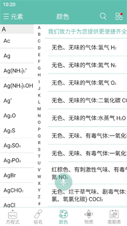 化學(xué)方程式截圖欣賞