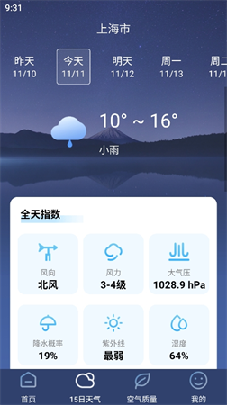 麥香天氣截圖欣賞