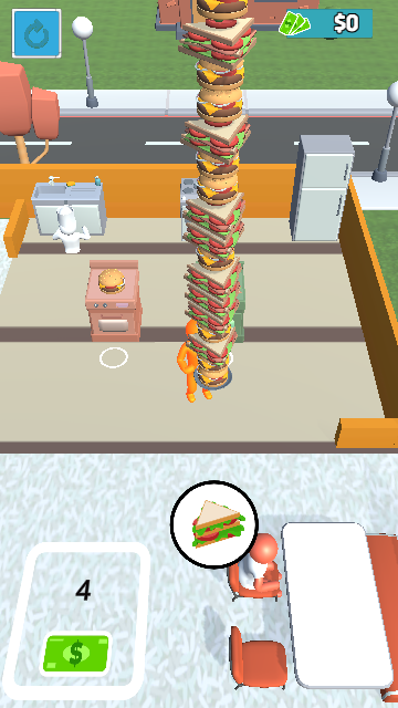 餐厅制作食品商游戏截图