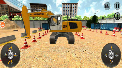 挖掘机推土模拟3D驾驶游戏截图