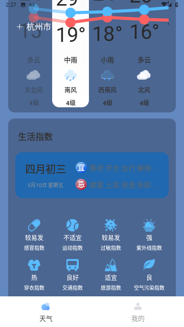 天气掌中宝截图欣赏