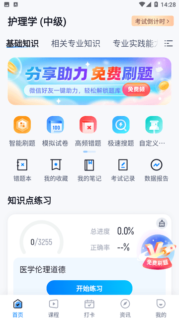 主管护士中级考试聚题库截图欣赏