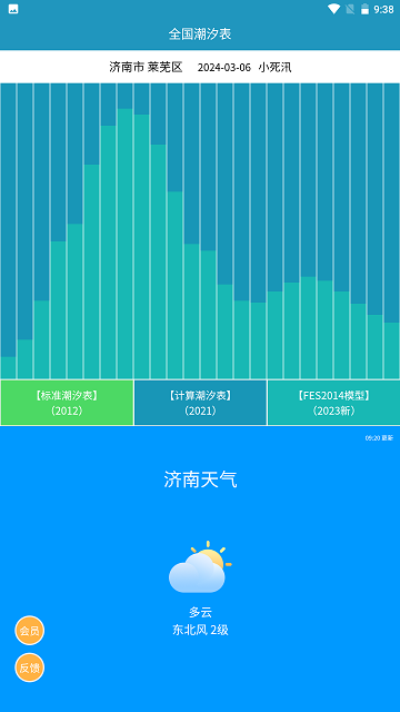 全国潮汐表截图欣赏