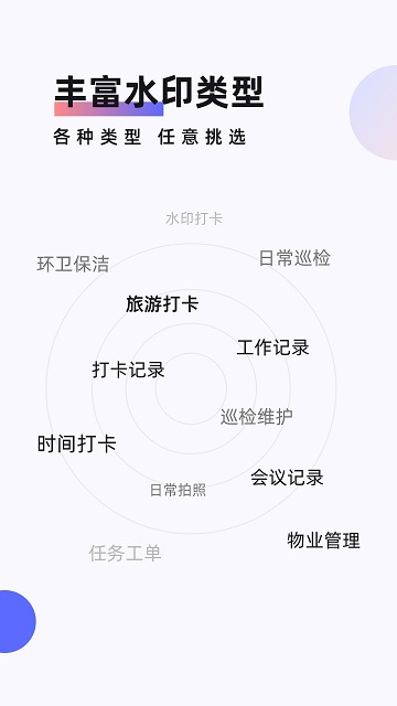 工作时间打卡水印相机截图欣赏