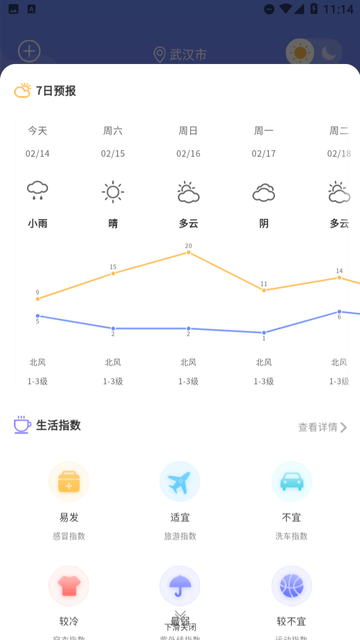 天气预报智能游戏截图