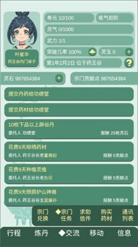 藥王谷女修修煉手札