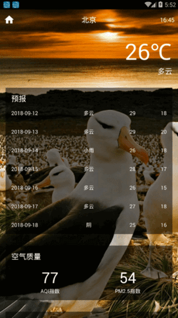 閃電虎天氣預(yù)報(bào)截圖欣賞