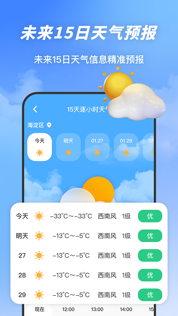 云圖天氣精準預報截圖欣賞