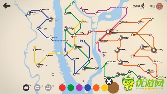 迷你地铁Mini Metro纽约怎么过