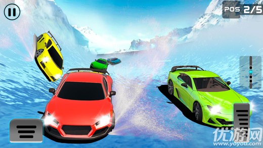 冷冻水滑道赛车手机版下载游戏截图