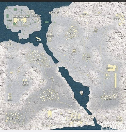 国际服雪地地图图片