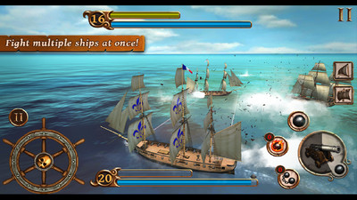 海盗战斗时代的船只手游游戏截图