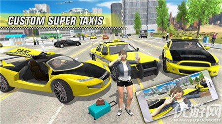 出租车驾驶游戏截图