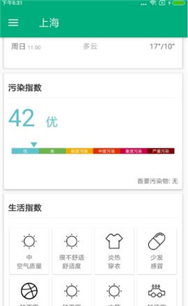 小桃天气截图欣赏