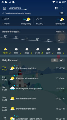 365桌面天气截图欣赏