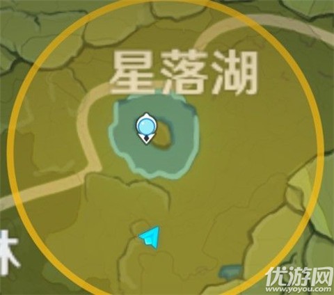 原神明冠峡特殊宝藏位置介绍 1月9日星落湖归离原藏宝地位置大全