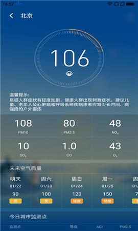 安好天气截图欣赏