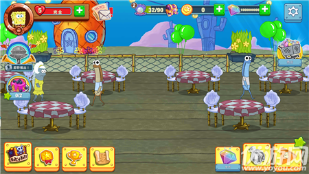 海绵宝宝大闹蟹堡王无限钻石版