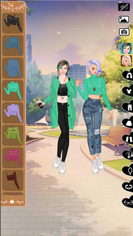 女孩秋季时尚截图欣赏