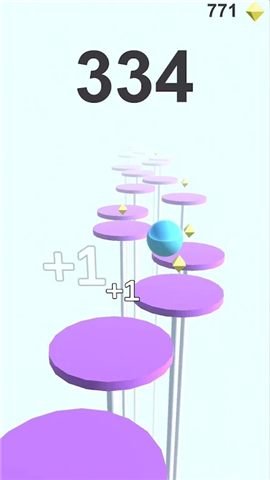 小球跳起截图欣赏