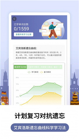 德语背单词截图欣赏