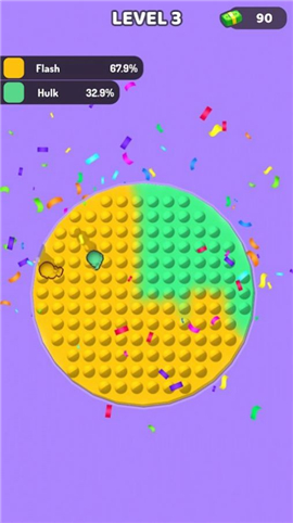 踩泡泡比赛截图欣赏