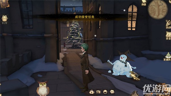哈利波特魔法觉醒戴帽子的雪人在哪里 褐色帽子的雪人位置介绍